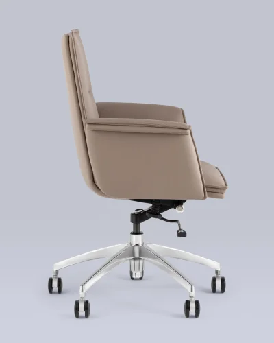 Кресло офисное TopChairs Regenta, бежевый УТ000038543 Stool Group, /, ножки//хром, размеры - ****660*630 фото 2