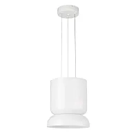Светильник подвесной LED Opal 5247/33 SP-10 Divinare белый 1 лампа, основание белое в стиле современный 