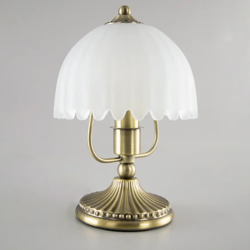 Настольная лампа Севилья CL414813 Citilux белая 1 лампа, основание бронзовое металл в стиле классический  фото 6
