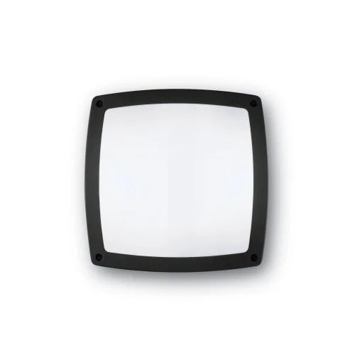 Потолочный светильник COMETA AP3 NERO Ideal Lux уличный IP54 чёрный 3 лампы, плафон белый в стиле современный E14