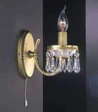 Бра с выключателем A 4651/1 Reccagni Angelo без плафона на 1 лампу, основание античное бронза в стиле классический 