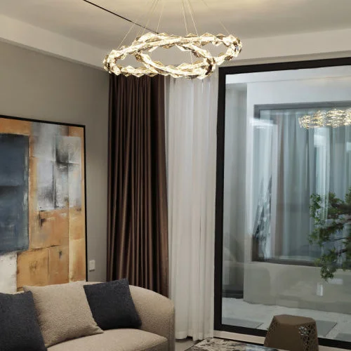 Люстра подвесная JENNIFER D40+60 219976-23 ImperiumLoft прозрачная на 2 лампы, основание хром в стиле современный минимализм фото 9 Люстра подвесная JENNIFER D40+60 219976-23 ImperiumLoft прозрачная на 2 лампы, основание хром в стиле современный минимализм фото 9