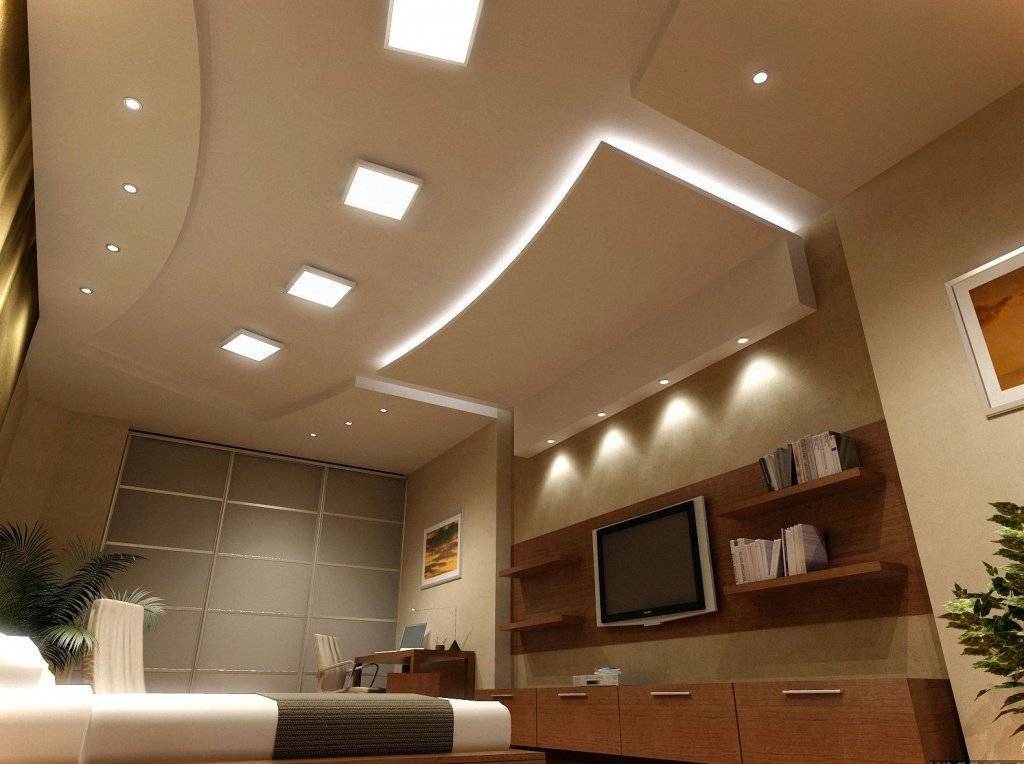 Точечные светильники для гипсокартонных потолков 