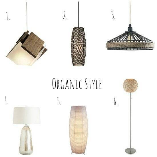 Дизайн в стиле Organic, светильники в стиле Organic