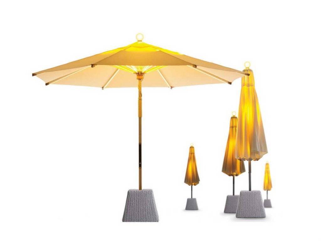 Уличное освещение, светодиодный зонт