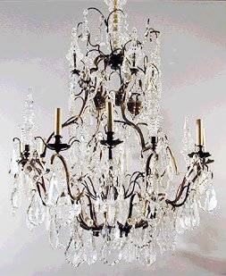 baccarat birdcage chandelier, late 19th century