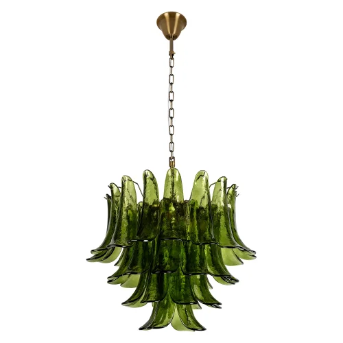 Люстра подвесная Лилу / Lilou 10600/600 Olive LOFT IT зелёная на 10 ламп, основание бронзовое в стиле Люстра подвесная Лилу / Lilou 10600/600 Olive LOFT IT зелёная на 10 ламп, основание бронзовое в стиле