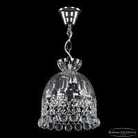 Светильник подвесной 5478/22 Ni Clear/M-1H Balls Bohemia Ivele Crystal прозрачный 3 лампы, основание никель в стиле классический balls