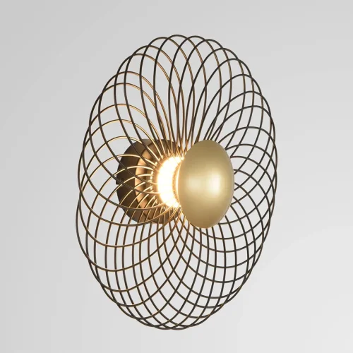 Бра LED Camomile 8379/8WL Lumion чёрный на 1 лампу, основание чёрное в стиле лофт фото 5