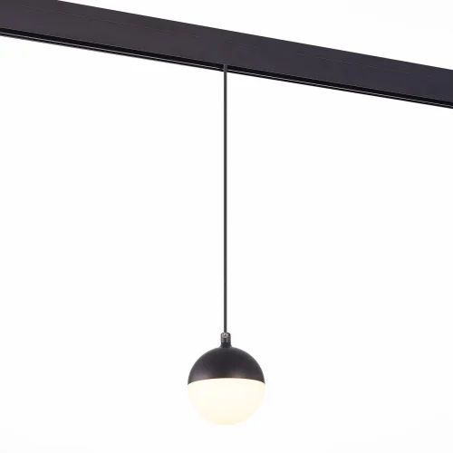 Трековый светильник магнитный LED Pibole ST358.443.07 ST-Luce белый для шинопроводов серии Skyline 48 чёрный