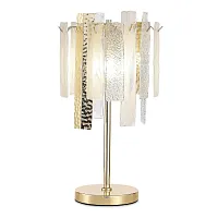 Настольная лампа Scolare SL1636.204.03 ST-Luce белая золотая 3 лампы, основание золотое металл в стиле современный 