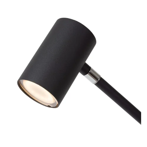 Торшер LED Tipik 36722/03/30 Lucide для чтения чёрный на 1 лампу, основание чёрное в стиле современный фото 3