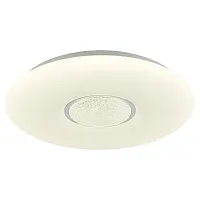Светильник потолочный LED с пультом Moonlight LSP-8310 Lussole белый 1 лампа, основание белое в стиле хай-тек с пультом
