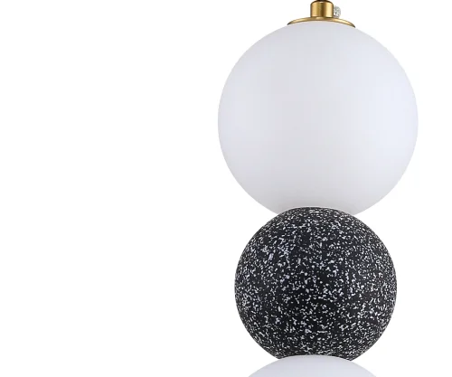 Светильник подвесной LED Мони 07627-3+2,19 Kink Light белый 1 лампа, основание золотое в стиле современный молекула шар фото 2