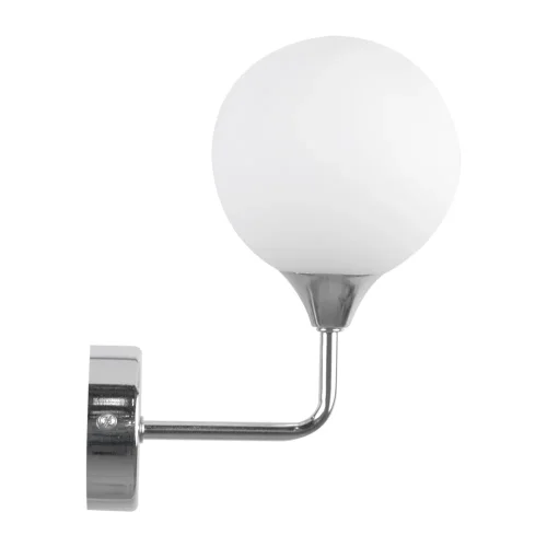 Бра Vivari LH012106 LightHall белый на 1 лампу, основание хром в стиле современный шар фото 3