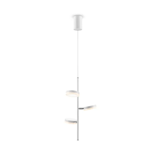 Светильник подвесной LED Fad MOD070PL-L18WK Maytoni белый на 3 лампы, основание белое в стиле современный 