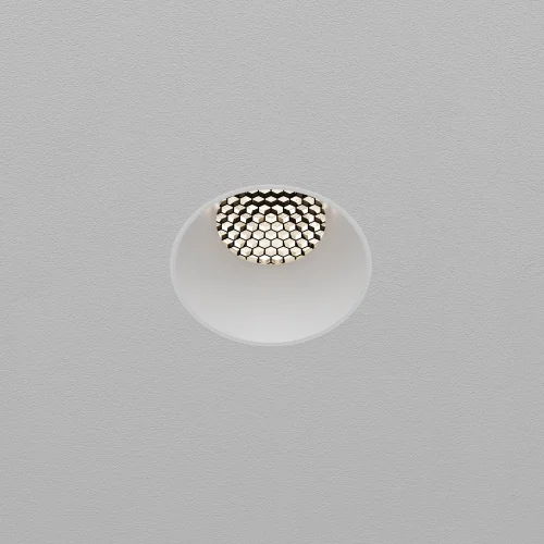 Светильник точечный LED Dip DL124-10W-4K-TRS-W Maytoni белый на 1 лампу, основание белое в стиле современный хай-тек круглый для затирки фото 11