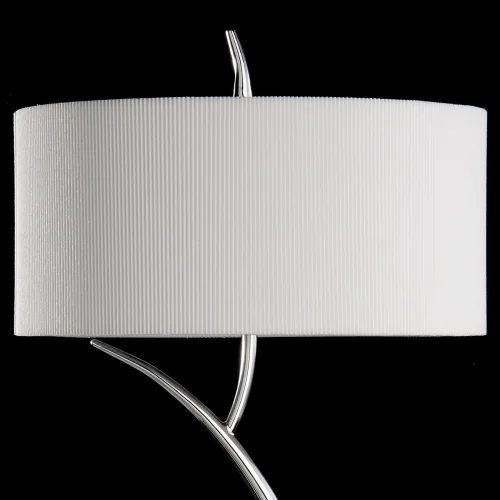 Настольная лампа EVE CROMO - P. CREMA 1137 Mantra белая 2 лампы, основание хром металл в стиле современный  фото 4