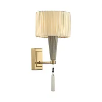 Бра Latte 5403/1W Odeon Light бежевый 1 лампа, основание бронзовое в стиле классический 