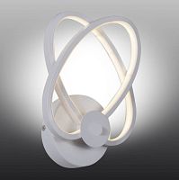Бра LED Banbury OML-42601-22 Omnilux белый 1 лампа, основание белое в стиле хай-тек кольца