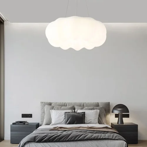 Люстра подвесная ODDLY E D30 219509-23 ImperiumLoft белая на 1 лампу, основание белое в стиле современный скандинавский минимализм фото 4 Люстра подвесная ODDLY E D30 219509-23 ImperiumLoft белая на 1 лампу, основание белое в стиле современный скандинавский минимализм фото 4