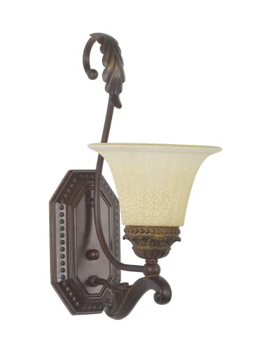 Бра Pianore E 2.1.1 BR Dio D'Arte бежевый на 1 лампа, основание бронзовое в стиле классический 