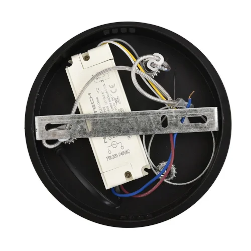 Светильник подвесной LED Kava 8371/40L Lumion чёрный на 1 лампу, основание чёрное в стиле минимализм кольца фото 8