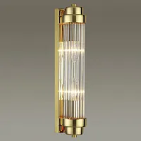 Бра Lordi 4822/2W Odeon Light прозрачный 2 лампы, основание золотое в стиле классический 