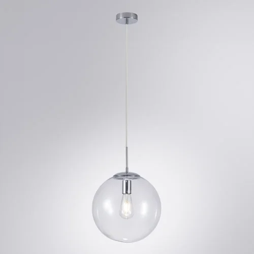 Светильник подвесной Volare A1930SP-1CC Arte Lamp прозрачный 1 лампа, основание хром в стиле современный  фото 2