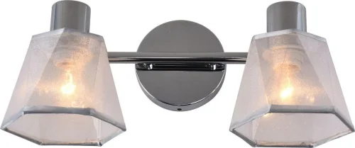 Бра 668/2A Escada серый на 2 лампы, основание хром в стиле современный  фото 4