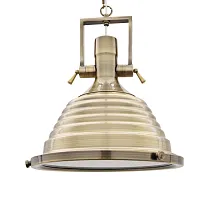 Светильник подвесной лофт Braggi LDP 706 MD Lumina Deco бронзовый 1 лампа, основание бронзовое в стиле лофт 