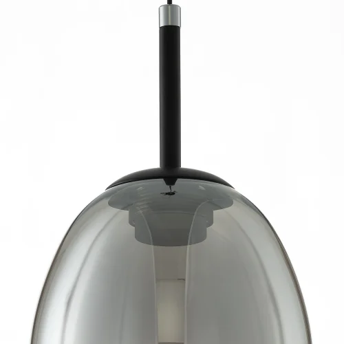 Светильник подвесной LED Signature CL247021 Citilux чёрный дымчатый на 1 лампу, основание чёрное в стиле современный фото 7
