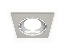 Светильник точечный Techno Spot XC XC7633061 Ambrella light серый 1 лампа, основание серое в стиле современный хай-тек квадратный