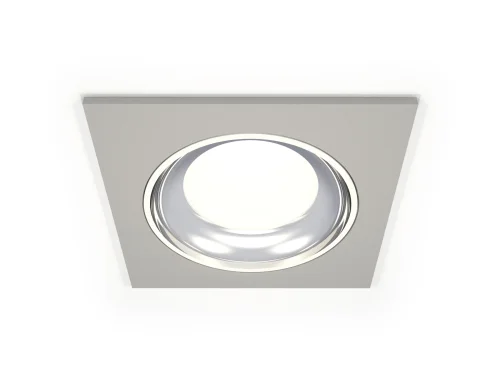 Светильник точечный Techno Spot XC XC7633061 Ambrella light серый 1 лампа, основание серое в стиле современный хай-тек квадратный