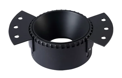 Светильник точечный CLT 050C1 BL-BL Crystal Lux чёрный 1 лампа, основание чёрное в стиле современный для затирки