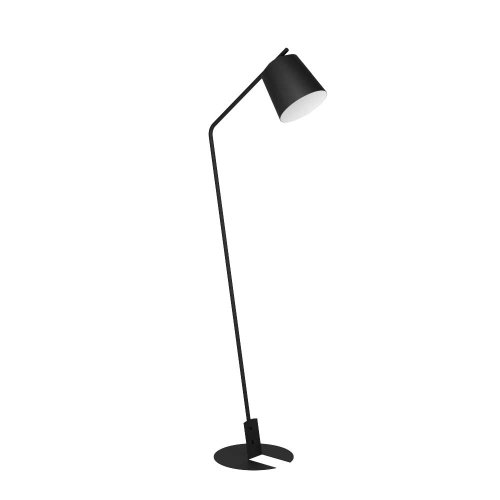 Торшер Oneda 900394 Eglo изогнутый чёрный 1 лампа, основание чёрное в стиле лофт современный

