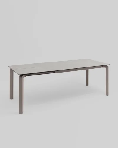 Стол обеденный Varden, раскладной, 160-220*90, керамика, серый УТ000040850 Stool Group столешница серая из стекло фото 2
