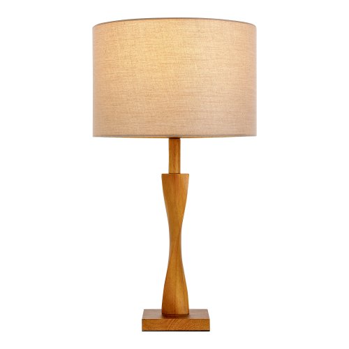 Настольная лампа Franklin LSP-5031 Lussole коричневая на 1 лампу, основание коричневое металл в стиле кантри прованс 