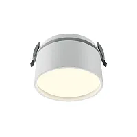 Светильник точечный LED Onda DL024-12W3K-W Maytoni белый на 1 лампу, основание белое в стиле современный хай-тек круглый