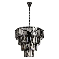 Люстра подвесная Контемпорари / Contemporary 10561/550 Smoke LOFT IT дымчатая на 7 ламп, основание серое в стиле современный 