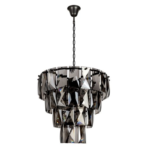 Люстра подвесная Контемпорари / Contemporary 10561/550 Smoke LOFT IT дымчатая на 7 ламп, основание серое в стиле современный 