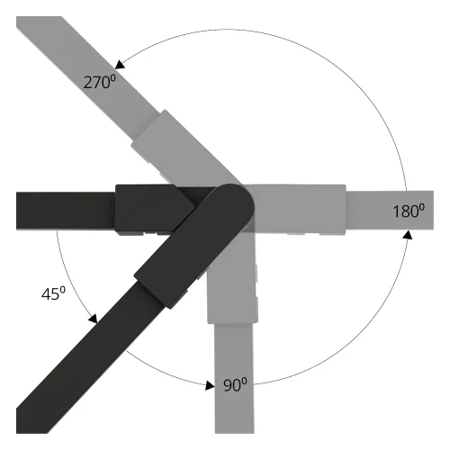Коннектор с изменяемым углом для шинопровода (трека) Rapid A613806R Arte Lamp чёрный в стиле для светильников серии Rapid rapid тонкая магнитная фото 2 Коннектор с изменяемым углом для шинопровода (трека) Rapid A613806R Arte Lamp чёрный в стиле для светильников серии Rapid rapid тонкая магнитная фото 2