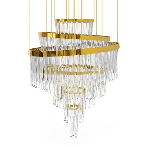 Светильник подвесной DAUPHIN A Grey 151867-26 ImperiumLoft серый на 1 лампу, основание золотое в стиле лофт современный фото 27 Светильник подвесной DAUPHIN A Grey 151867-26 ImperiumLoft серый на 1 лампу, основание золотое в стиле лофт современный фото 27