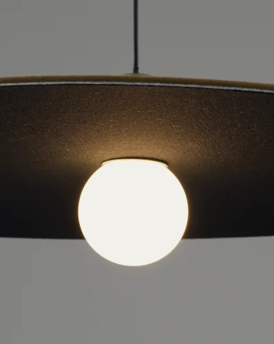 Светильник подвесной LED Niko V11093-PL Moderli зелёный на 1 лампу, основание зелёное в стиле современный лофт фото 4