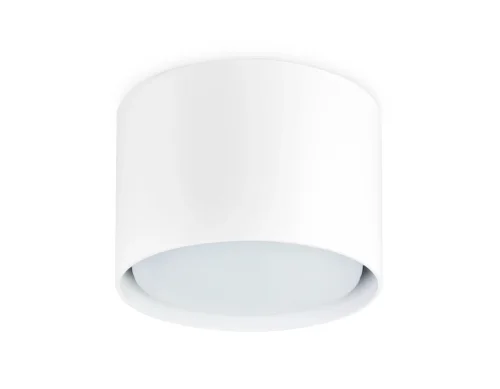 Светильник накладной TN5301 Ambrella light белый 1 лампа, основание белое в стиле минимализм хай-тек круглый фото 2