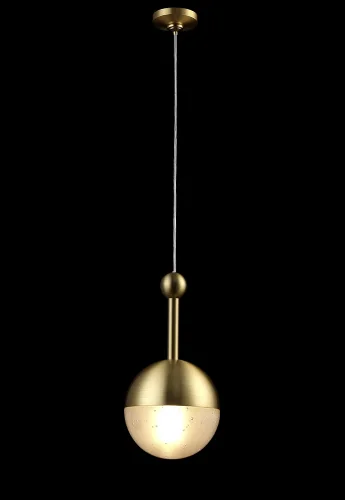 Светильник подвесной TRUENA SP1 BRONZE Crystal Lux прозрачный 1 лампа, основание бронзовое в стиле современный  фото 4