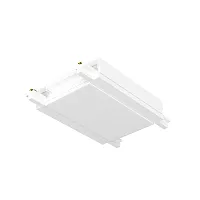 Коннектор питания прямой Magnetic track system Radity TRA084C-11W Maytoni белый в стиле хай-тек современный для светильников серии Magnetic track system Radity подвесной накладной radity радиусная магнитная магнитный