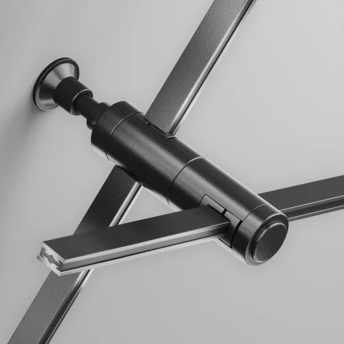 Крепление настенное Wall двойное Magnetic trаck system Flarity TRA155CW-D1-B Maytoni чёрный в стиле для светильников серии Magnetic trаck system Flarity flarity магнитная фото 2