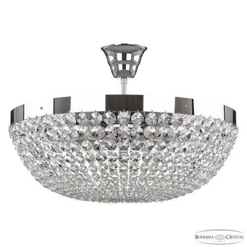 Люстра потолочная 19291/45NZ/S Ni Bohemia Ivele Crystal прозрачная на 6 ламп, основание никель в стиле классический r