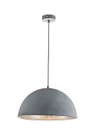 Светильник подвесной лофт MIRAM 58308H Globo серый 1 лампа, основание серое в стиле лофт 